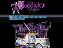 Tablet Screenshot of haddicks.com